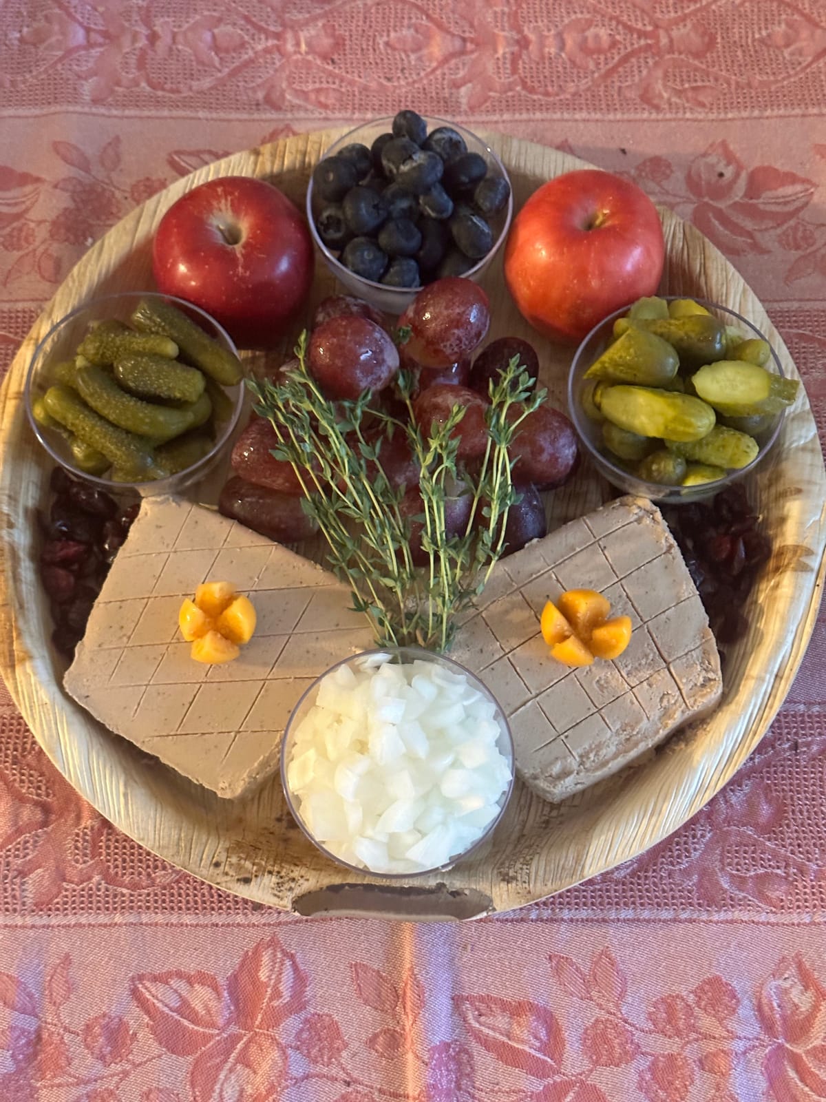 Handcrafted artisanal pâté board